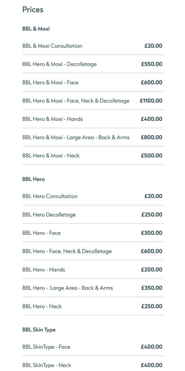 how much does bbl moxi cost armagh